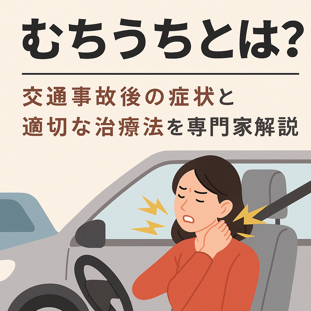 むちうちとは？交通事故後の症状と適切な治療法を専門家が解説